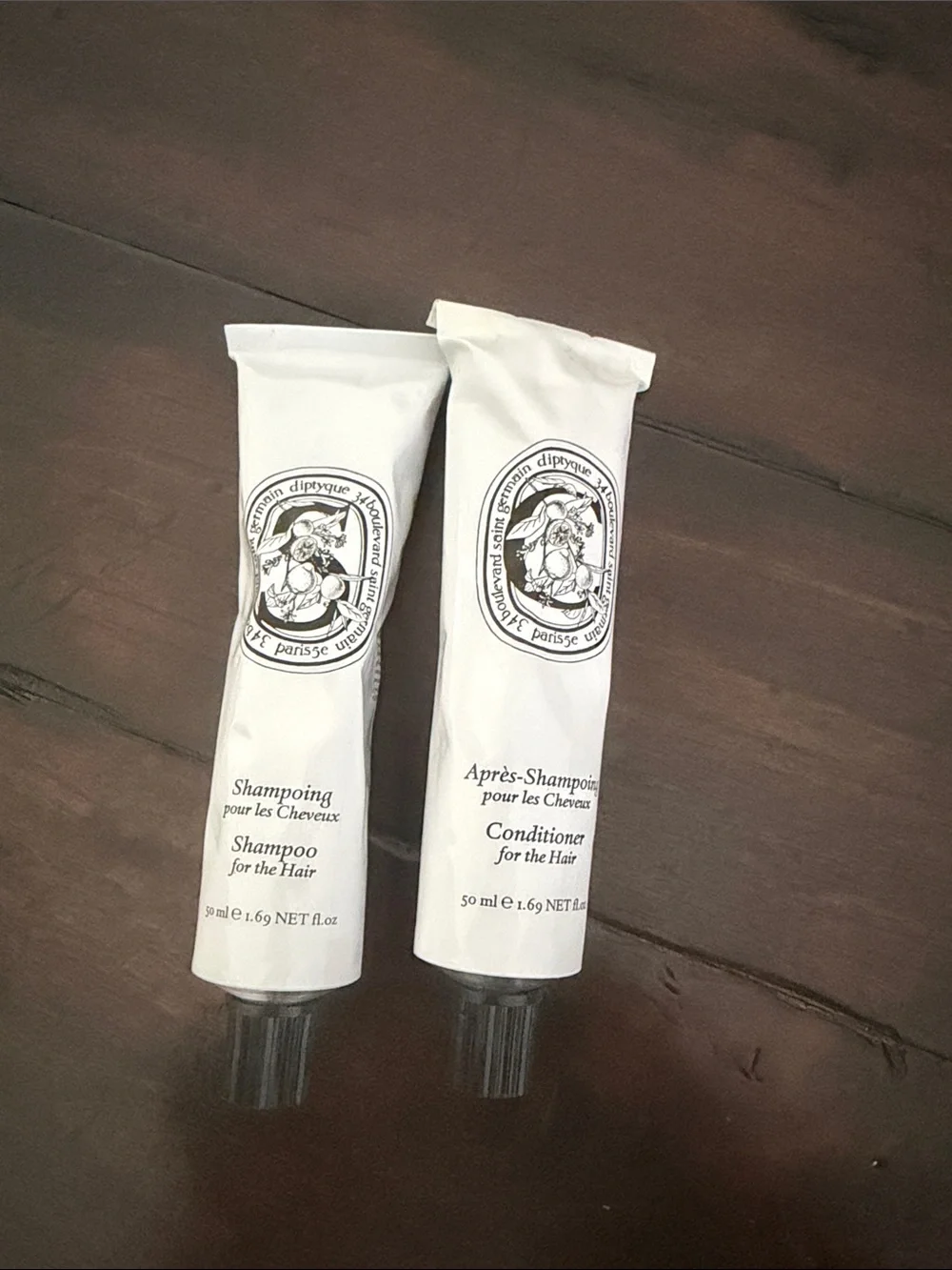 diptyque White Shampoo & Conditioner Travel Tube Duo